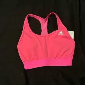 Baby pink sports bra adidas